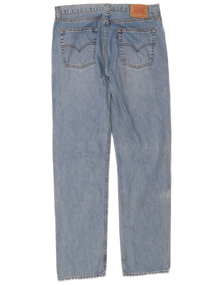 Męskie jeansy Levi's 521 Straight W36 L36 Niebieskie bawełniane