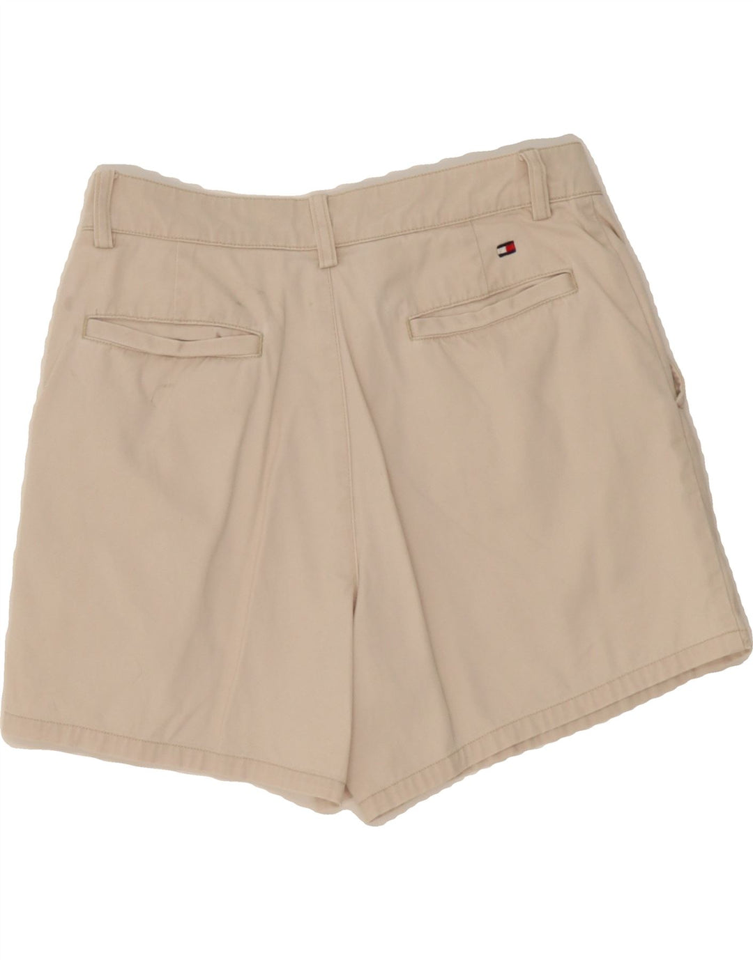 TOMMY HILFIGER Womens Chino Shorts US 6 Medium W30 Beige Cotton Vintage Tommy Hilfiger and Second-Hand Tommy Hilfiger from Messina Hembry 