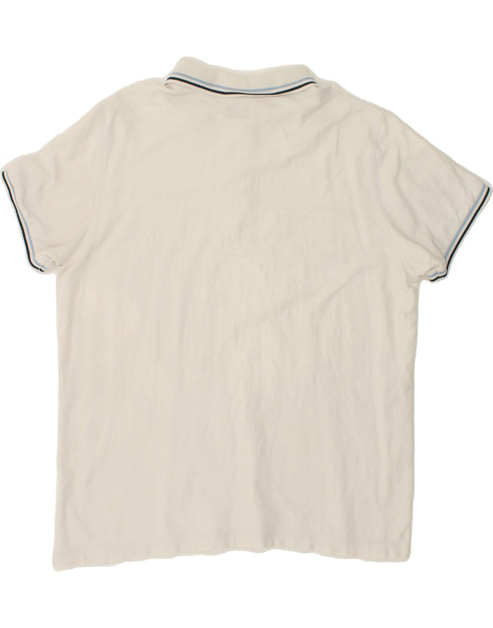 LOTTO Mens Polo Shirt 2XL White Cotton Vintage Lotto and Second-Hand Lotto from Messina Hembry 