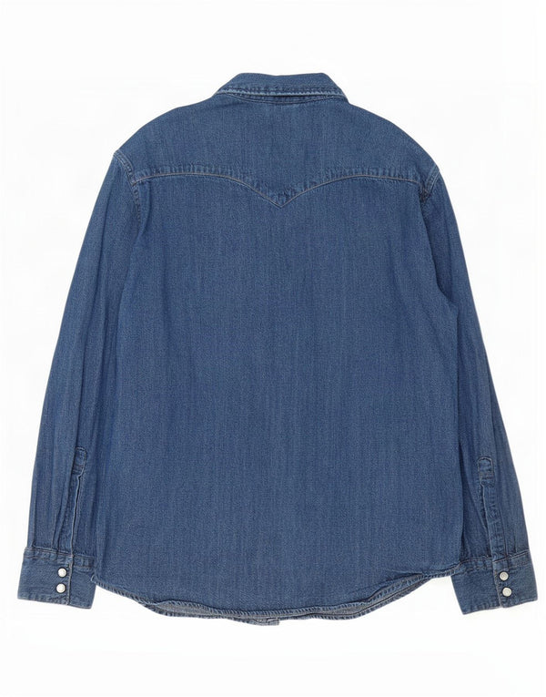 Męska standardowa koszula dżinsowa Levi's, duża, niebieska, bawełniana