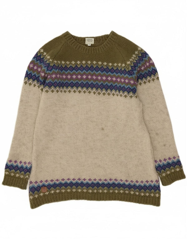 Pachamama Womens Boat Neck Jumper Sweater UK 16 Large Multicoloured