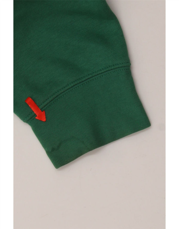 Męski sweter z kapturem Nike, średni zielony, bawełniany