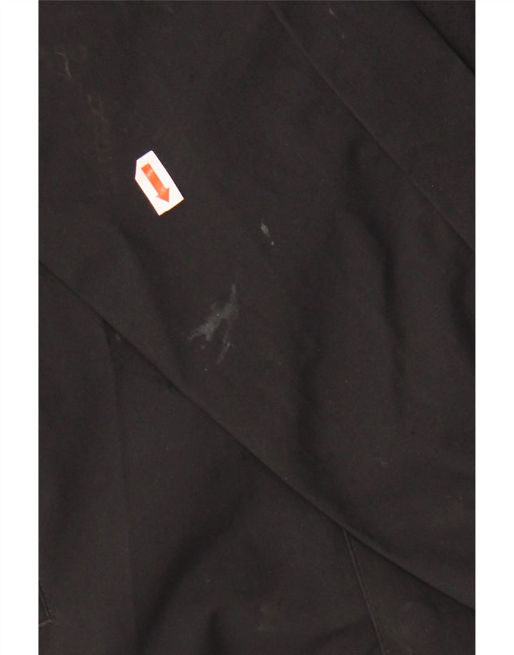 Chłopięca kurtka wiatrówka ADIDAS z kapturem, 9-10 lat, czarna, poliester