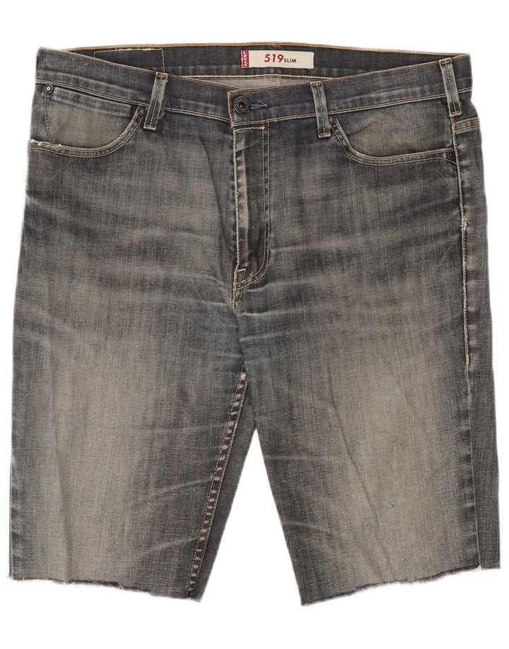 Męskie spodenki jeansowe Levi's 519 W38 XL Szara bawełna
