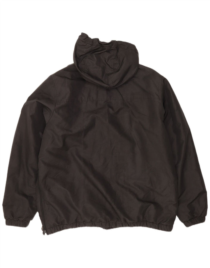 Męska kurtka Anorak z kapturem Ellesse UK 44 2XL Czarny poliester