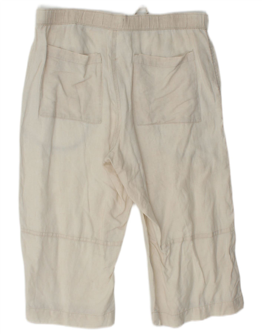 MARKS & SPENCER Męskie bermudy Blue Harbor W32 Średni beż lniany