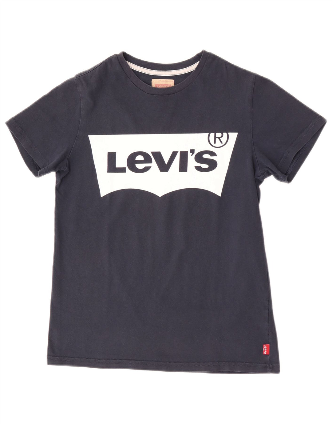Chłopięcy T-shirt Levi's Regular z grafiką, 13-14 lat, granatowe logo