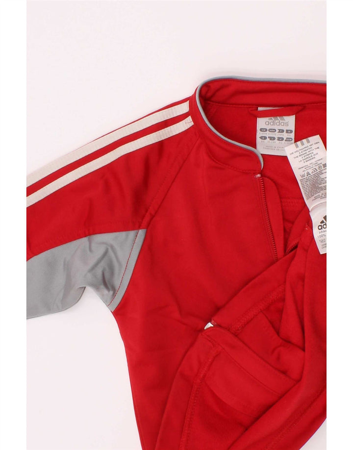 Kurtka Adidas Baby Boys Dres Top 12-18 miesięcy Czerwony Poliester
