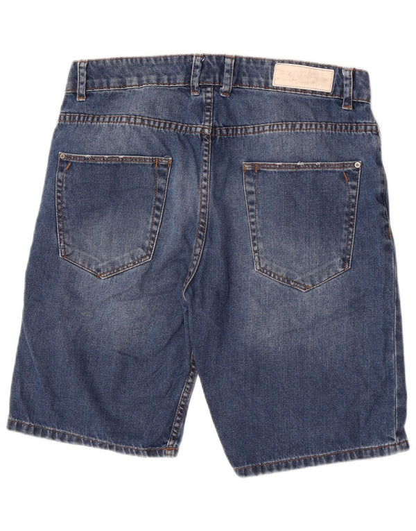 Męskie spodenki jeansowe Zara EU 42 Large W32, niebieska bawełna