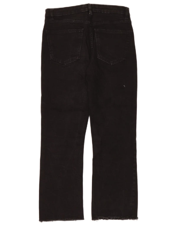 Krótkie jeansy damskie Zara EU 38 Small W28 L24 Czarne