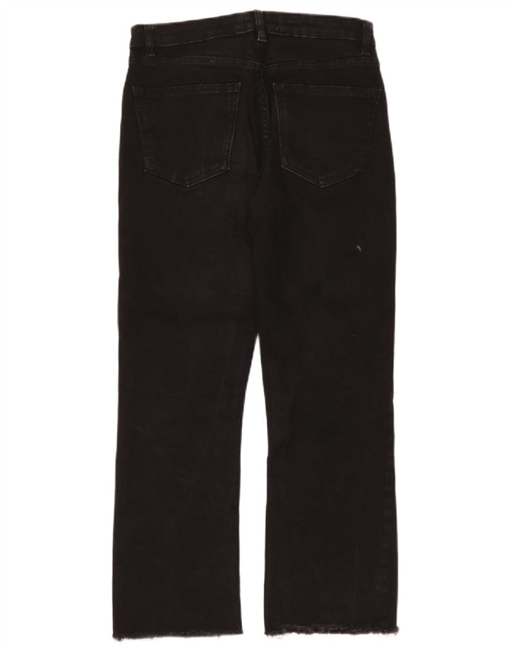 Krótkie jeansy damskie Zara EU 38 Small W28 L24 Czarne