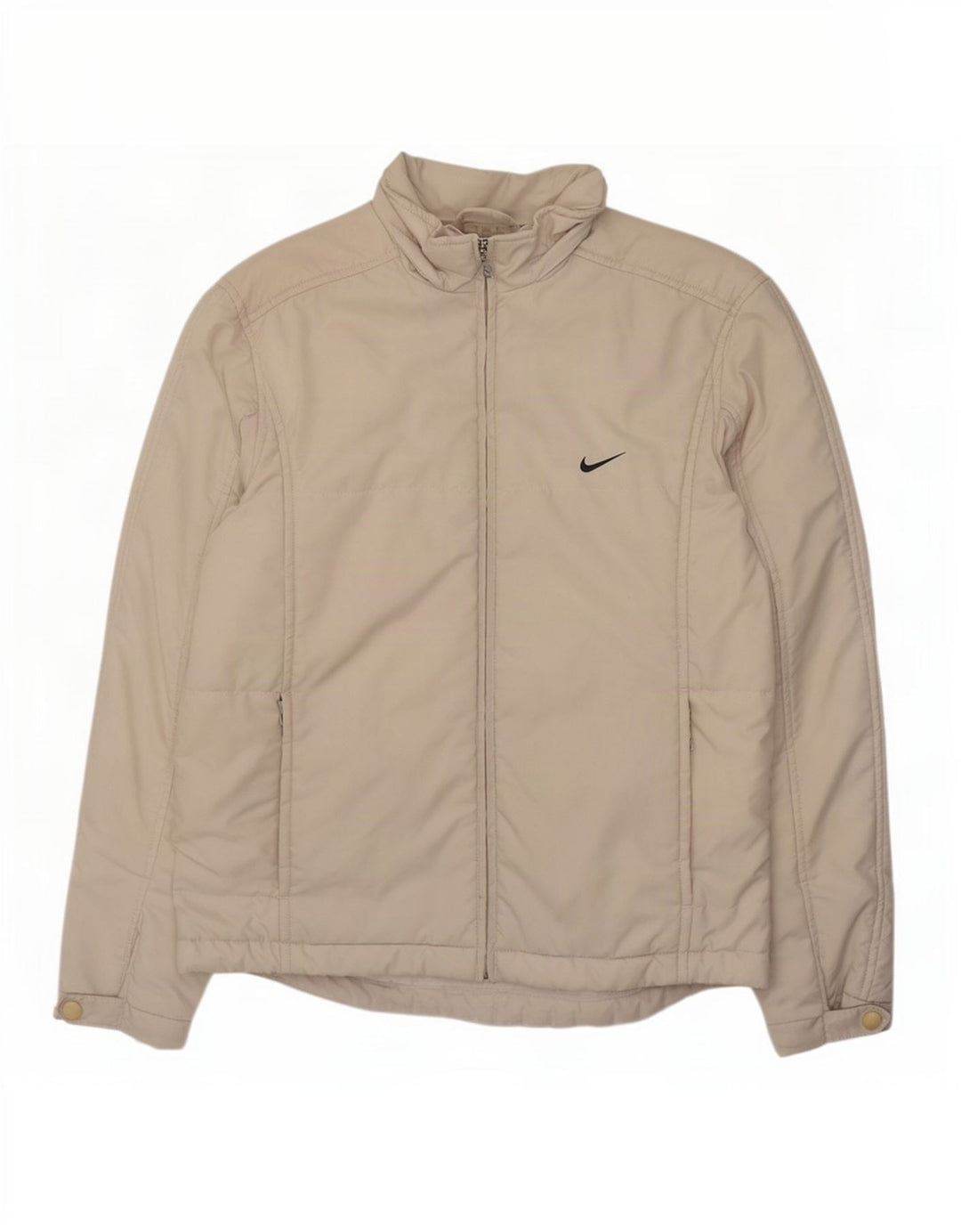 Damska kurtka oversize z wyściółką Nike US 4/6, mały, beżowy poliester