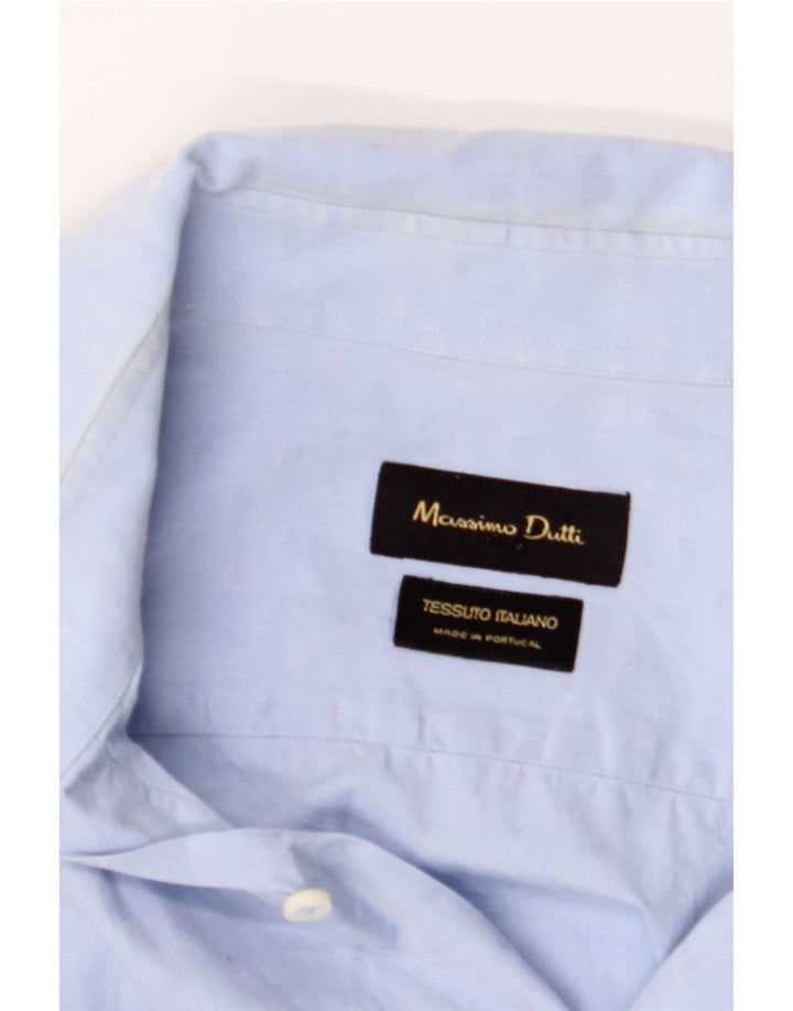 Męska koszula Massimo Dutti, średni niebieski
