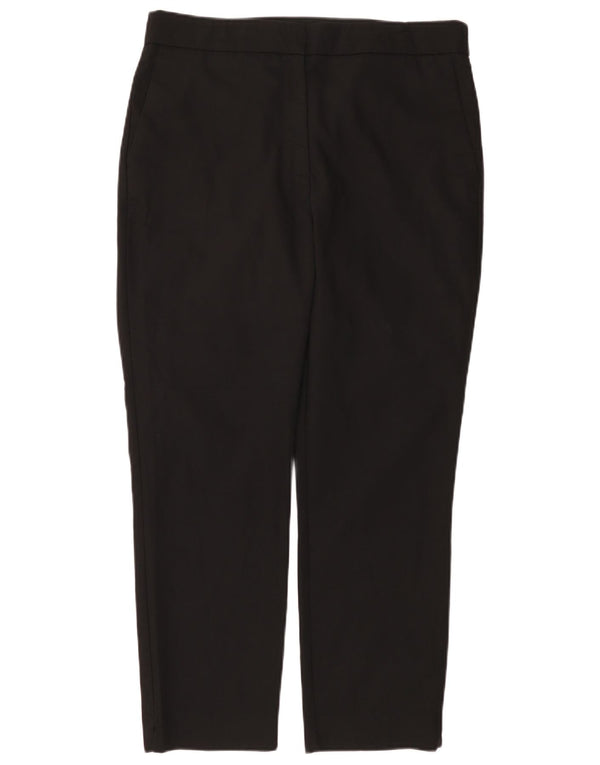 Damskie proste spodnie chino Zara 2XL W34 L27 Czarna bawełna