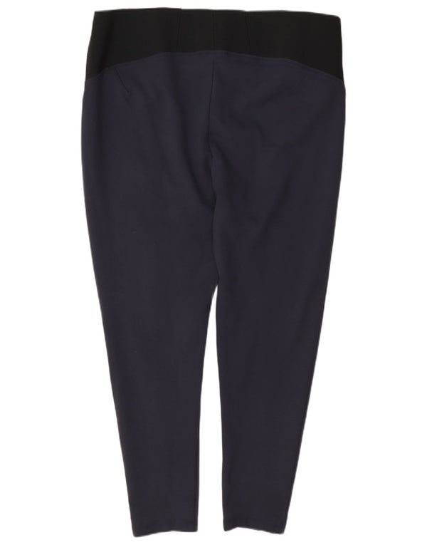Damskie legginsy z wysokim stanem Marks & Spencer UK 20 2XL Granatowa wiskoza