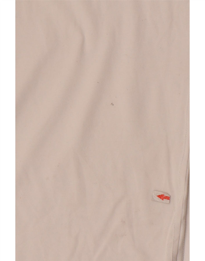 Męski T-shirt Guess Slim Fit z grafiką, średni biały