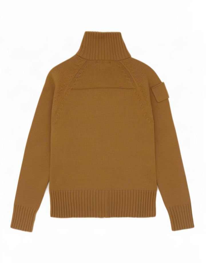 Sweter damski Zara, UK 12, średni khaki, akryl