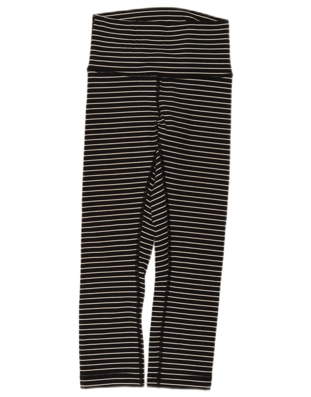Legginsy dziewczęce Lululemon 7-8 lat, nylonowe czarne paski