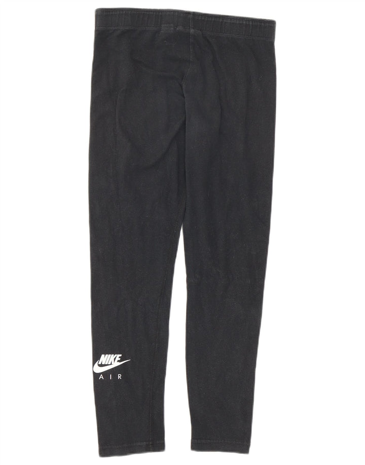 Dziewczęce legginsy z grafiką Nike 12-13 lat, duże, czarne