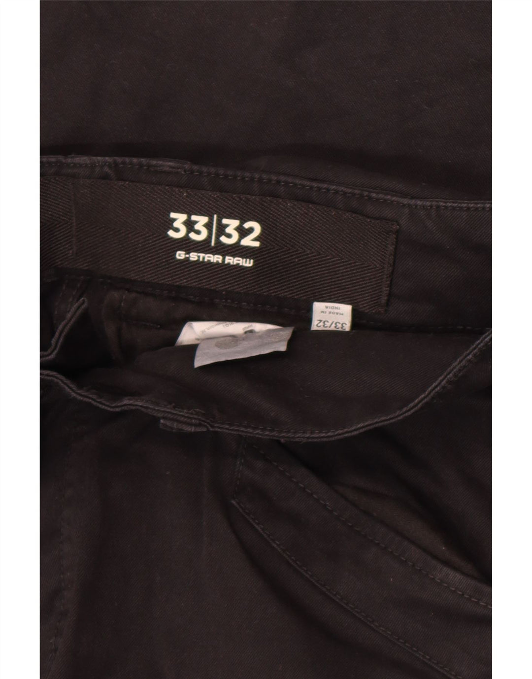 Męskie spodnie cargo G-Star W33 L32 Czarne bawełniane