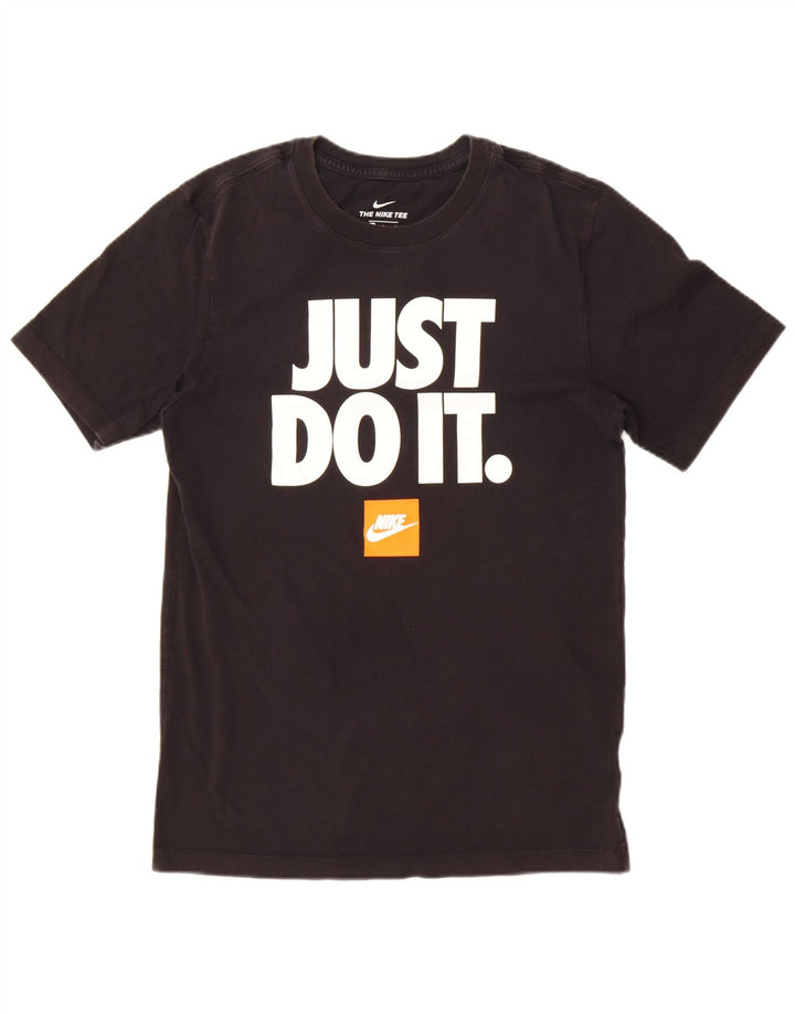 Męski T-shirt z grafiką Nike, mały, czarny