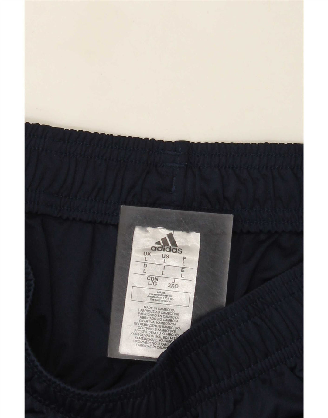 Męskie spodenki sportowe Adidas Aeroready, duże, granatowe, z poliestru