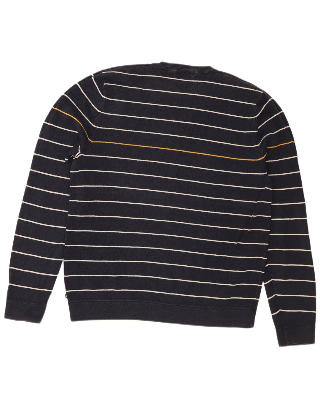 Marks & Spencer Męski sweter z okrągłym dekoltem w kolorze niebieskim, średni granatowy