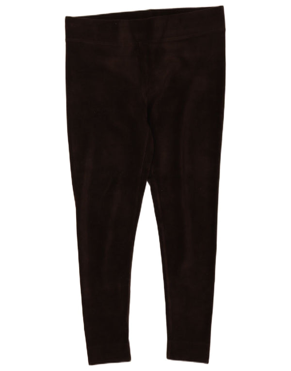 Marks & Spencer Damskie sztruksowe legginsy UK 16, duże, brązowe, bawełniane