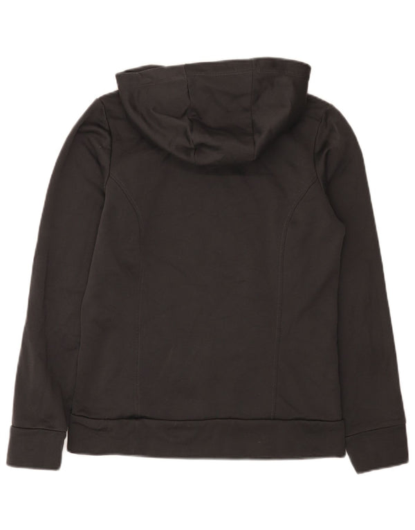 Damski sweter z kapturem The North Face z grafiką, UK 10, mały, czarny, poliestrowy