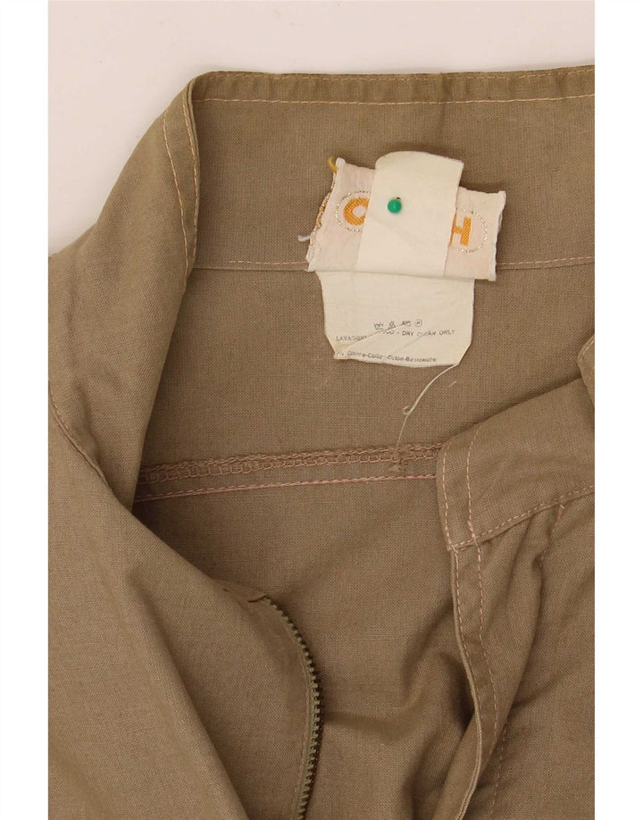 Męska kurtka użytkowa w stylu vintage EU 48, średnia bawełna khaki