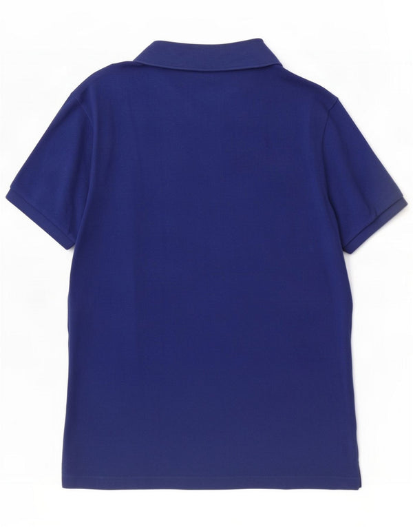 Męska koszulka polo Lacoste Slim Fit, rozmiar 5, duża niebieska bawełniana