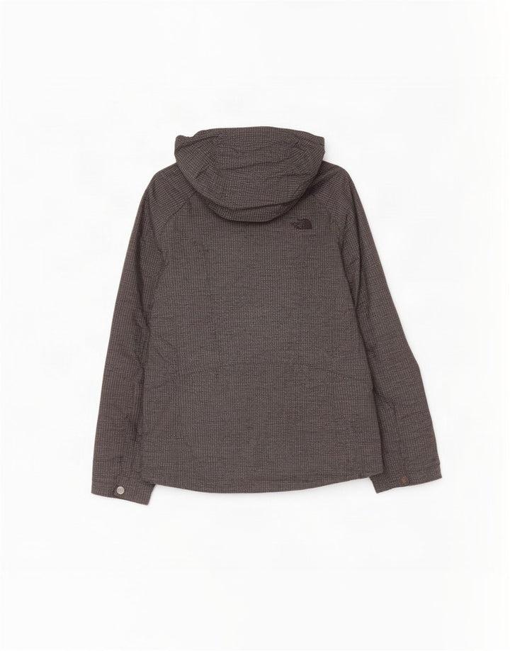 Damska kurtka przeciwdeszczowa z kapturem The North Face UK 14, średni szary nylon