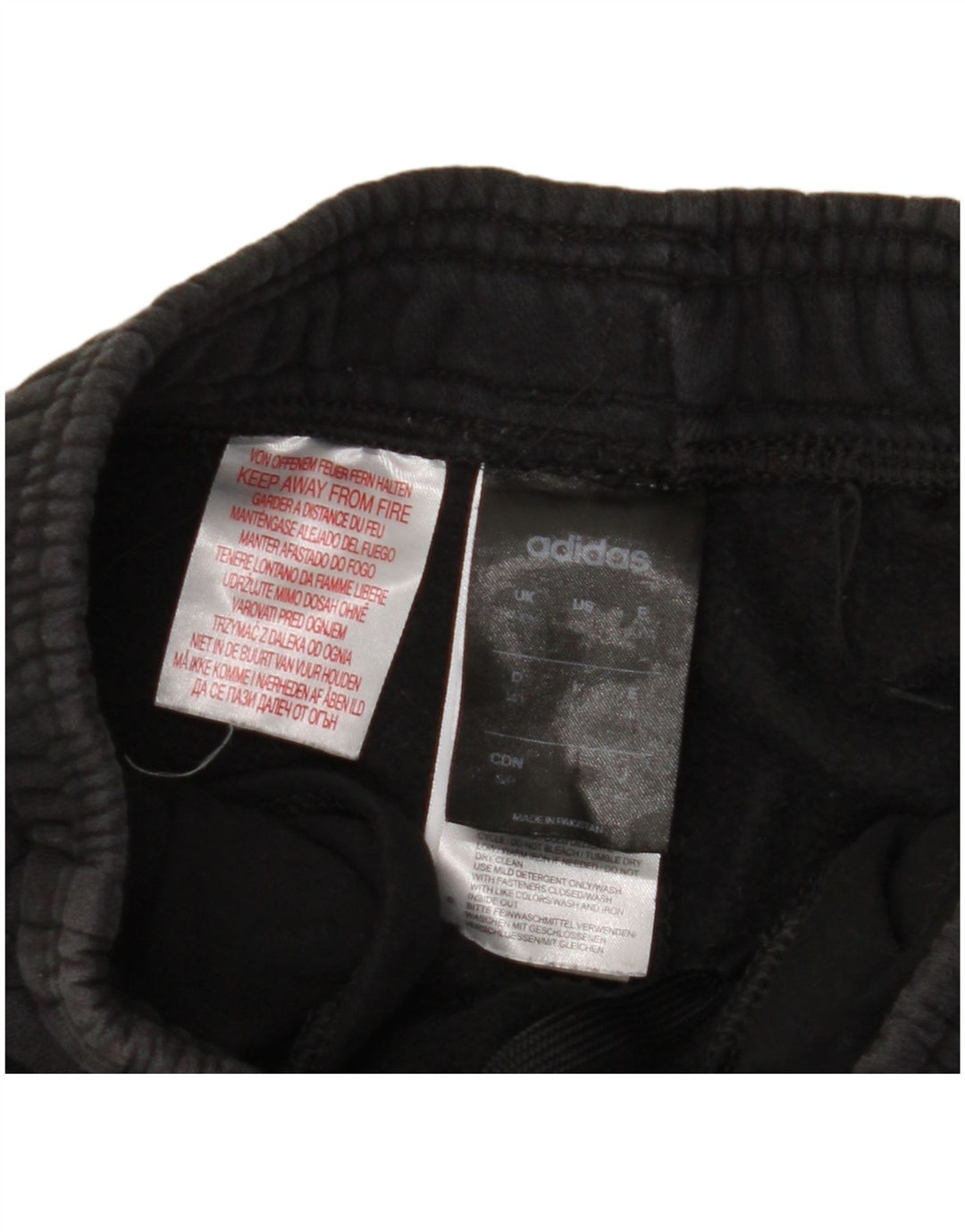 Chłopięce spodnie dresowe ADIDAS Joggers 9-10 lat, czarna bawełna