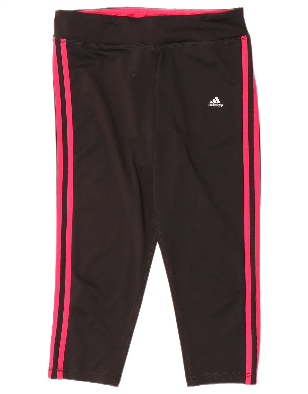 Damskie legginsy Adidas Climalite Capri UK 12/14 Średni czarny poliester