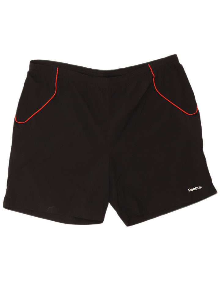 Męskie spodenki sportowe Reebok XL, czarny poliester