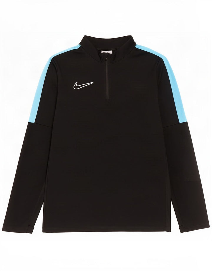 Chłopięcy dres Nike Dri Fit z pulowerem 11-12 lat, czarny, z blokami kolorów