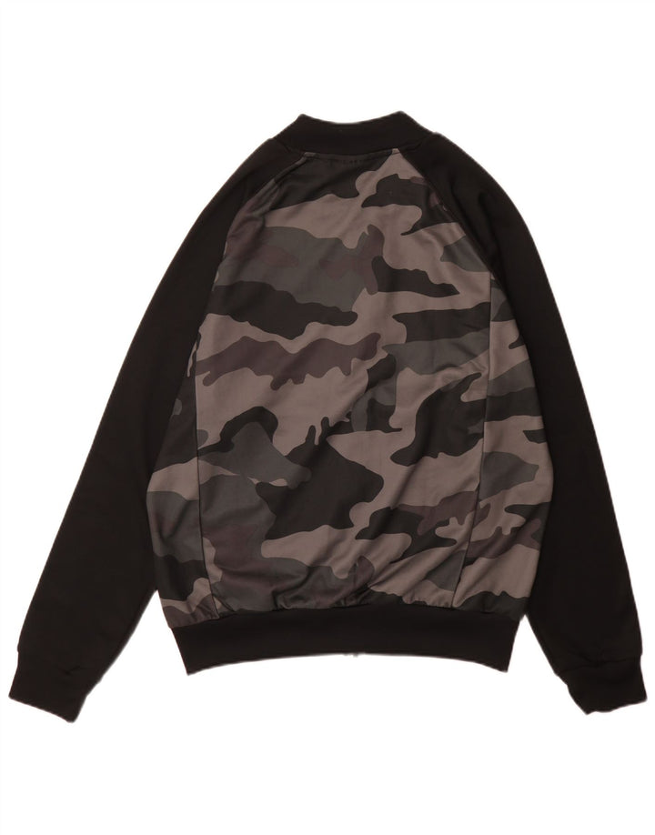 Adidas Męska bluza dresowa Top Jacket Medium Grey Camouflage Polyester Sports