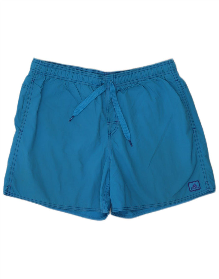 Męskie spodenki kąpielowe Adidas, duże, niebieskie, nylonowe