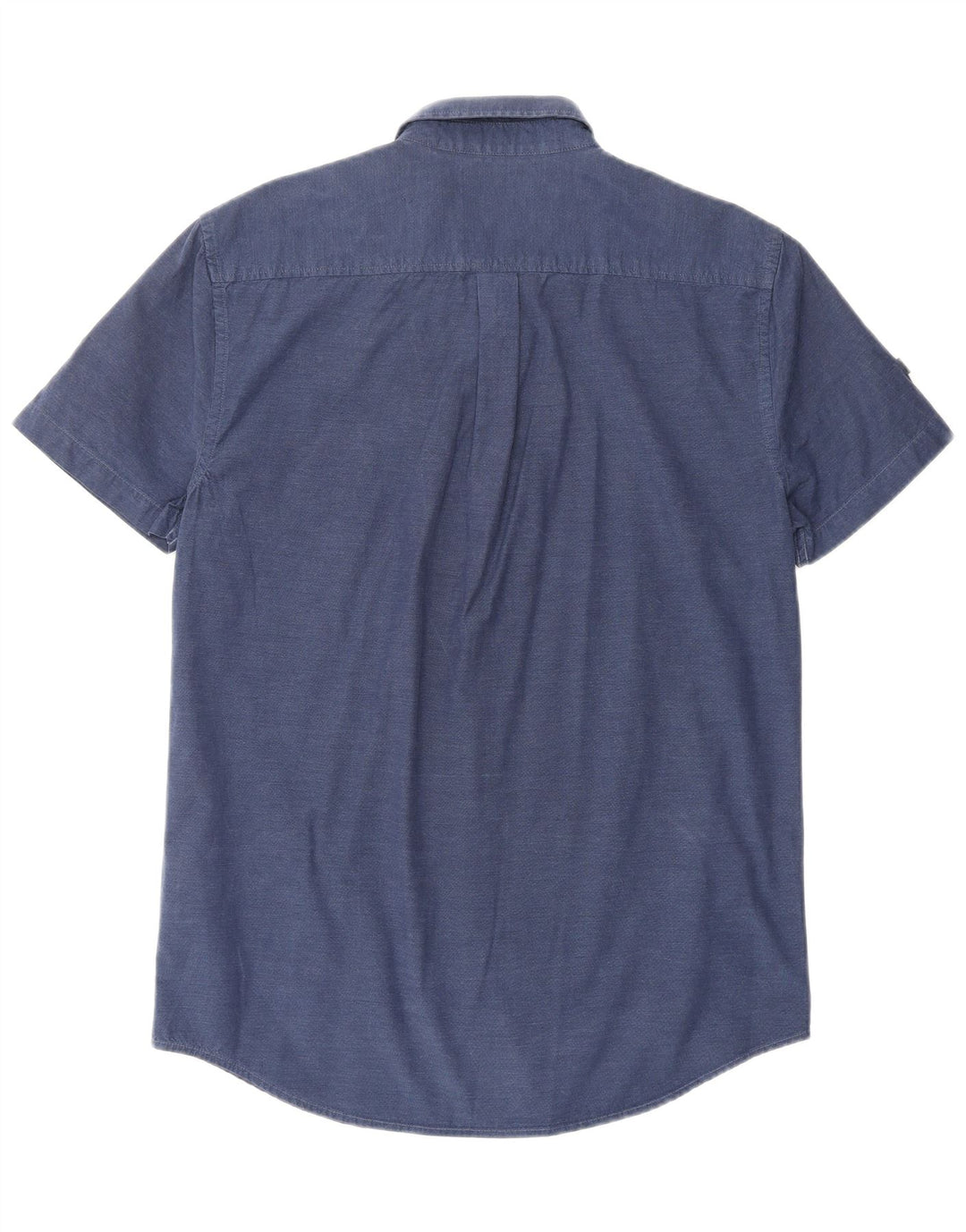 SUPERDRY Męska koszula z krótkim rękawem o regularnym kroju, średnia, granatowa, bawełniana