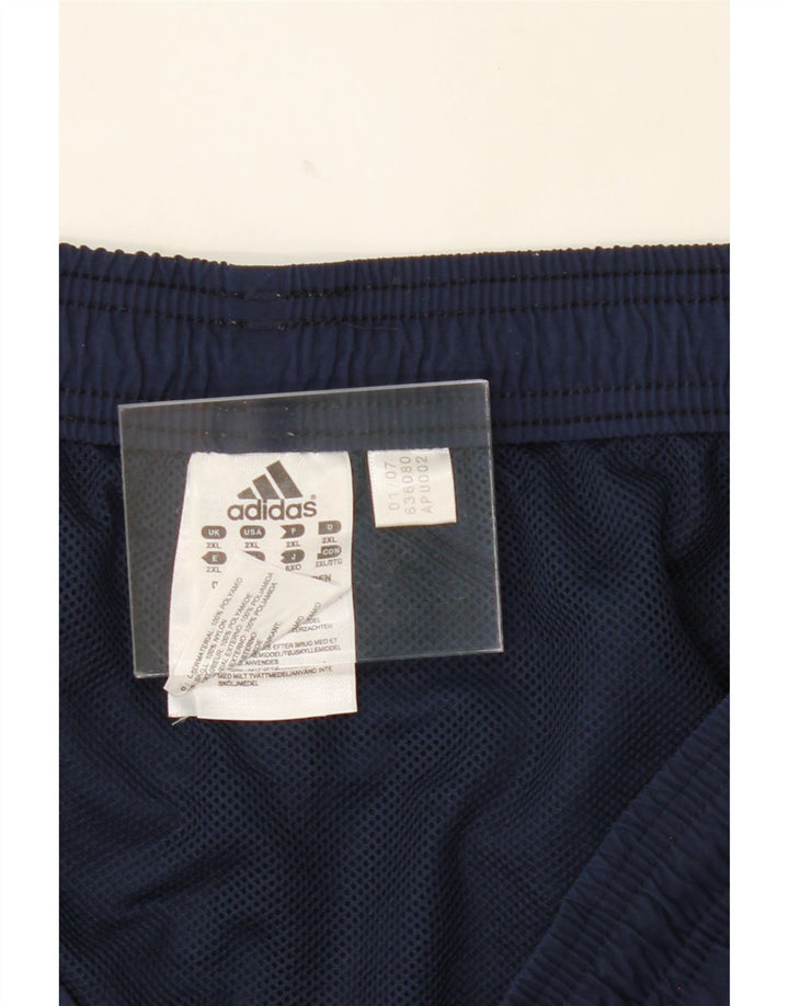 ADIDAS Mens Sport Shorts 2XL  Navy Blue Polyamide Vintage Adidas and Second-Hand Adidas from Messina Hembry 