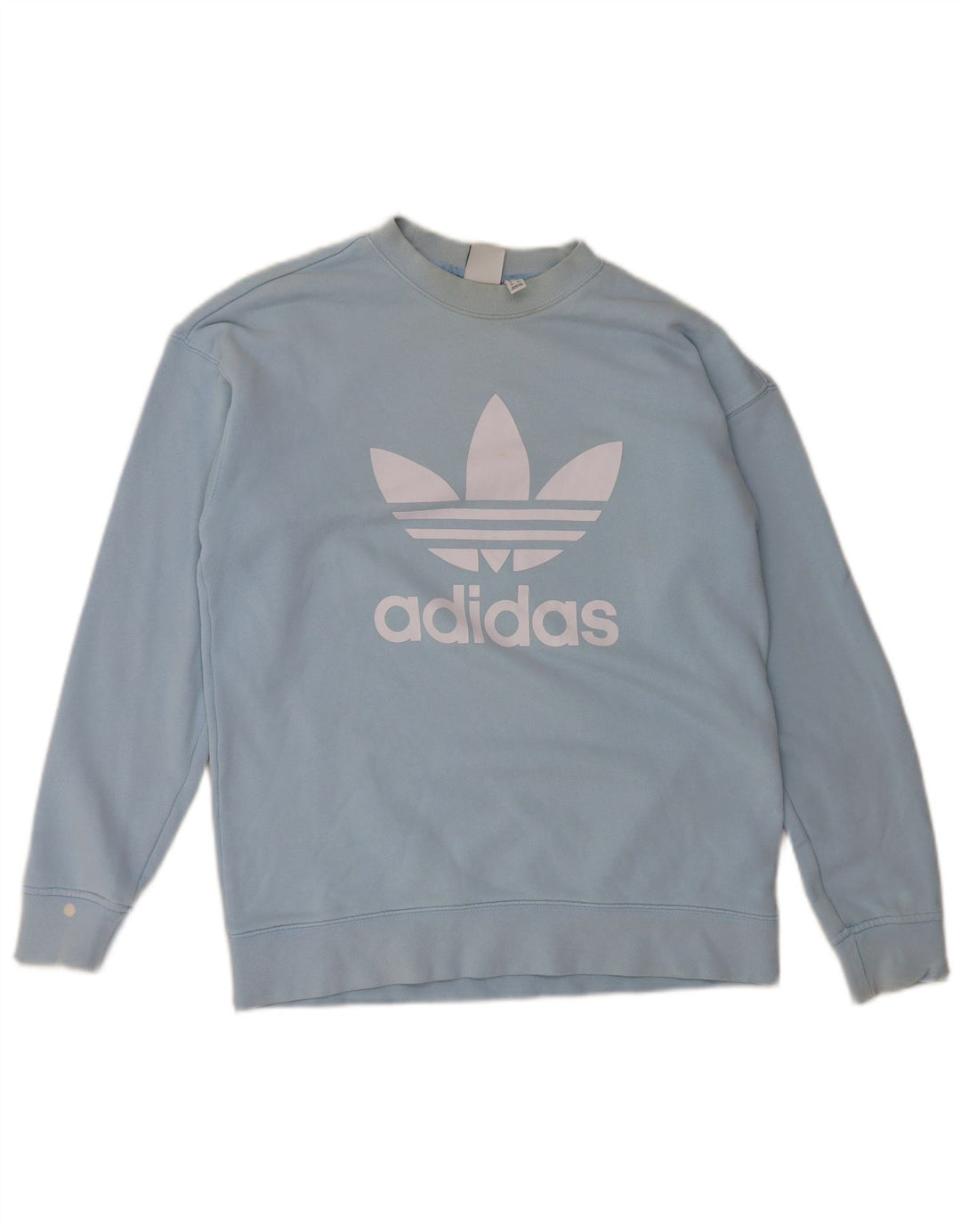 Damska bluza Adidas Graphic Oversized Sweter UK 8 Small Blue Cotton