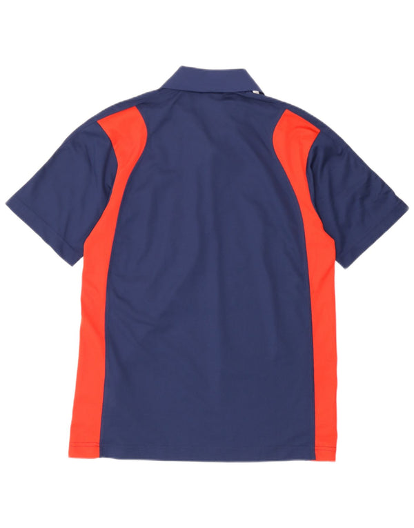 Męska koszulka polo Adidas Graphic UK 34/36 Mały granatowy blok kolorów