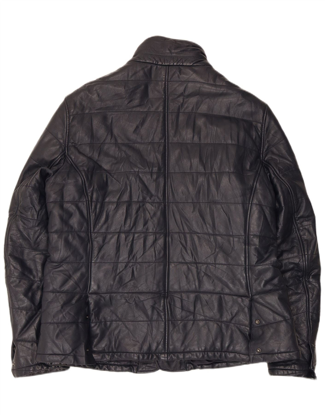 Desiree Damska skórzana kurtka bomber UK 18 XL, granatowa, skórzana