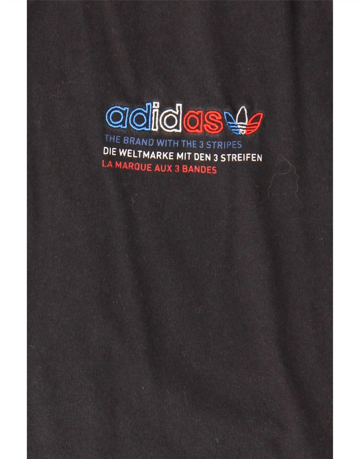 Adidas Męski T-shirt Top XL Czarny