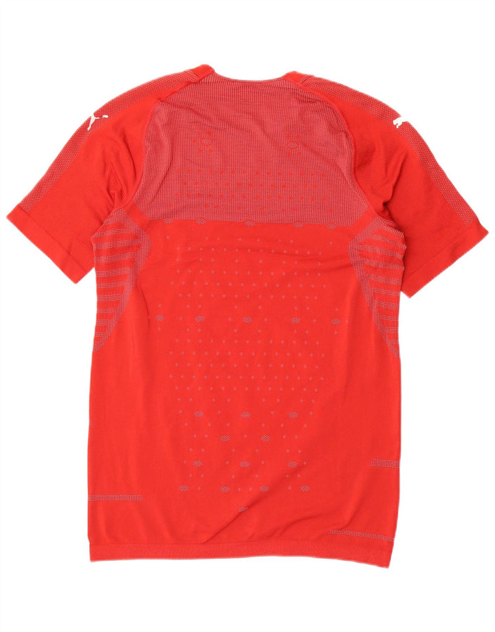 Męski T-shirt z grafiką Puma, duży, w czerwone paski