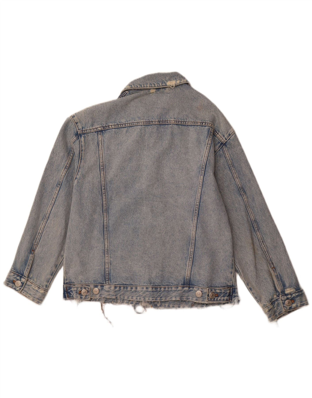 Męska kurtka dżinsowa ZARA w trudnej sytuacji UK 38, średnia niebieska, bawełniana