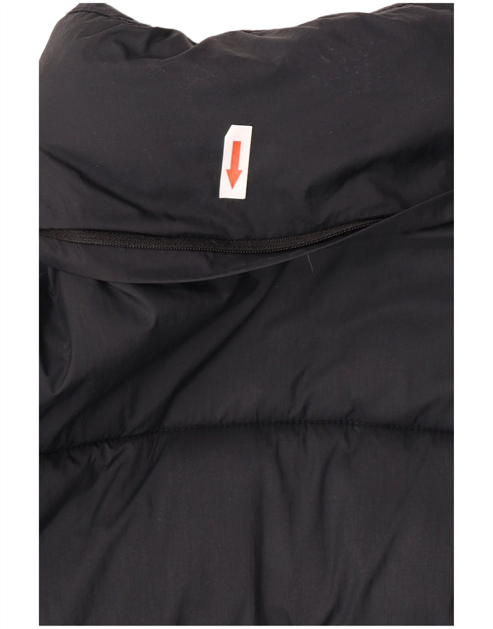 Damska ocieplana kurtka Superdry UK 8, mała, czarna nylonowa