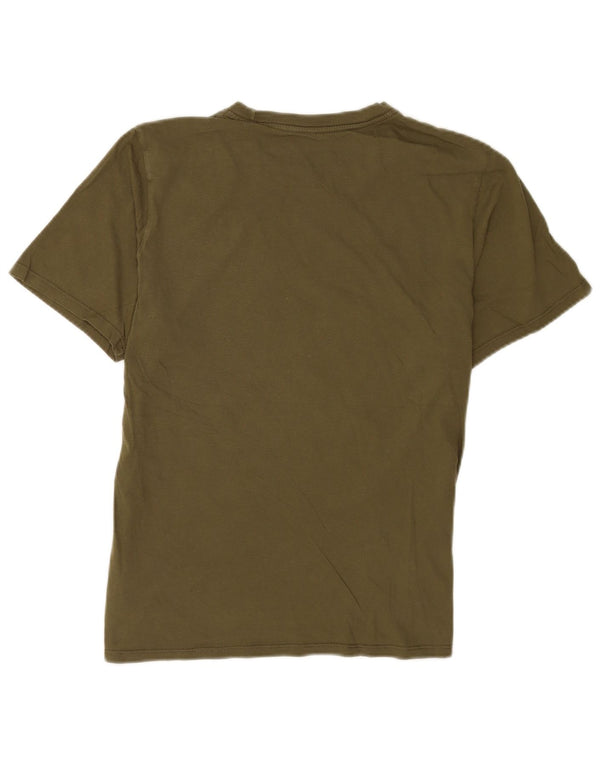 Męski T-shirt Nike o sportowym kroju, bawełniany, średni khaki