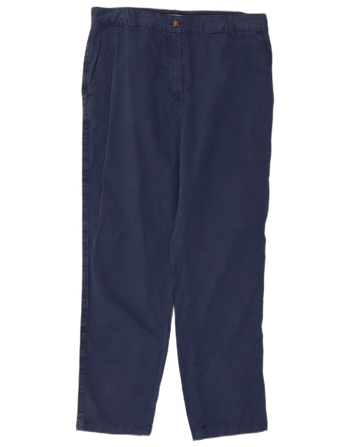 Damskie spodnie Chino Marks & Spencer UK 12 Medium W32 L27 Granatowe