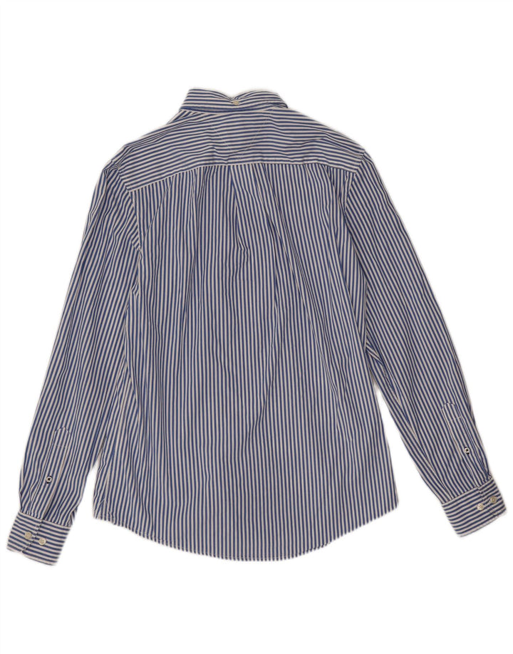 Koszula męska Tommy Hilfiger, mała, bawełniana w niebieskie paski
